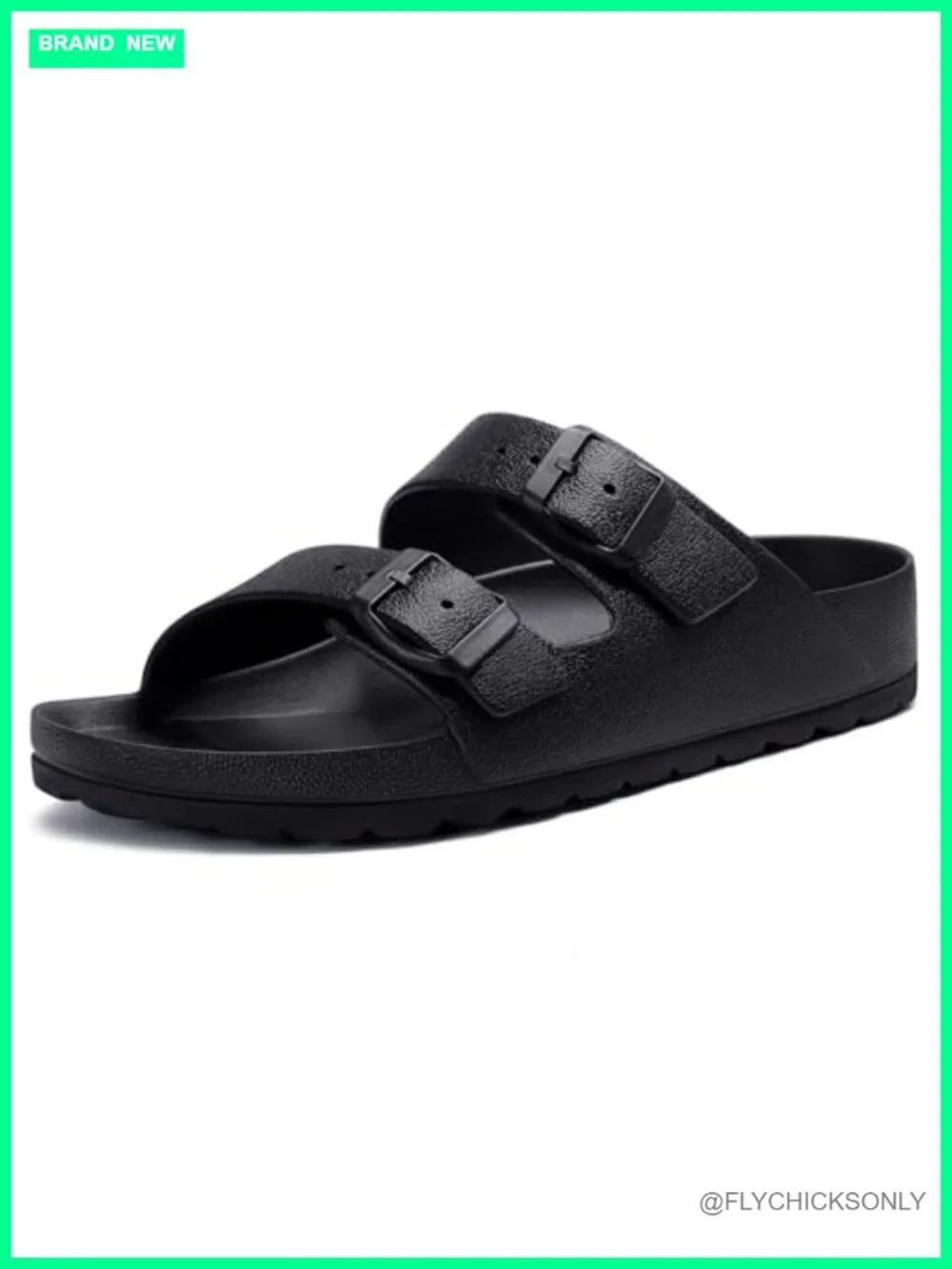 Arch Support EVA Slide Sandals with Adjustable Buckle Straps